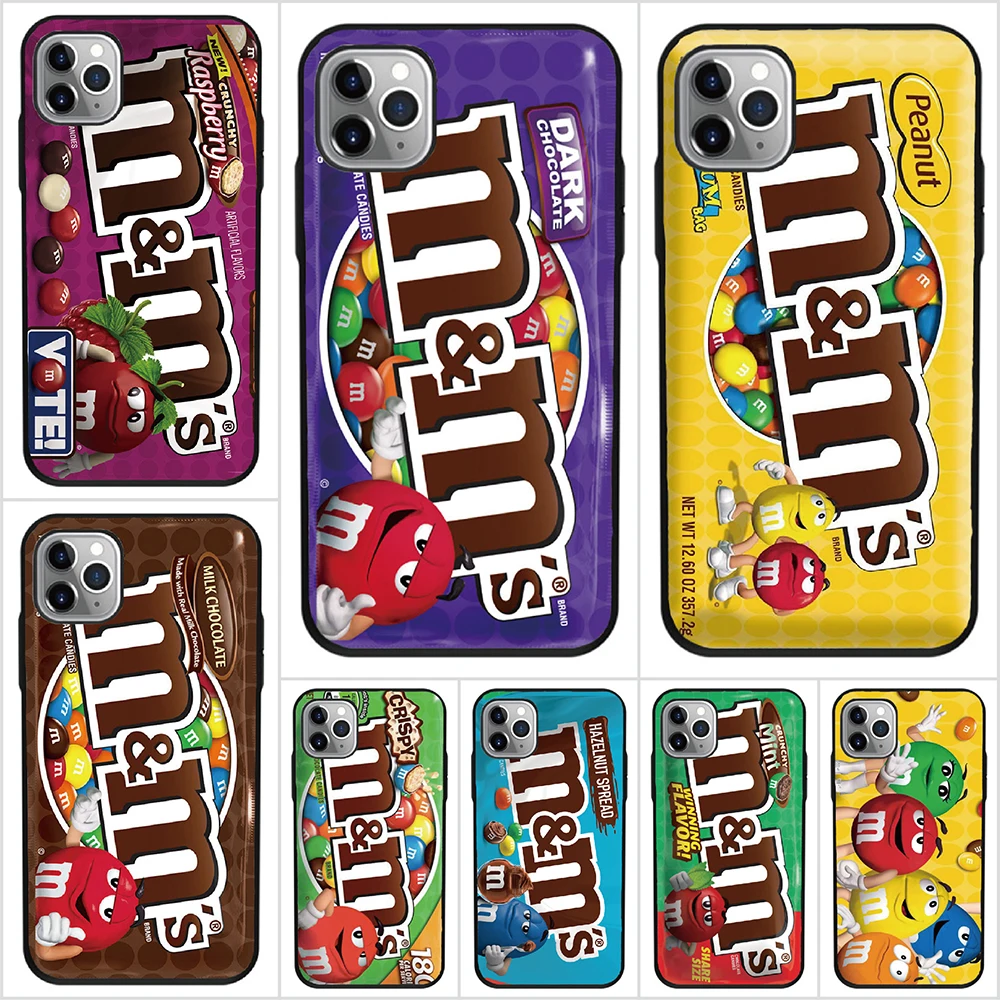 

For Moto G8 Plus G8 Play G7 Power G6 Plus G Stylus One Macro Soft Tpu Case M&Ms Chocolate Cover Coque Shell Phone Cases