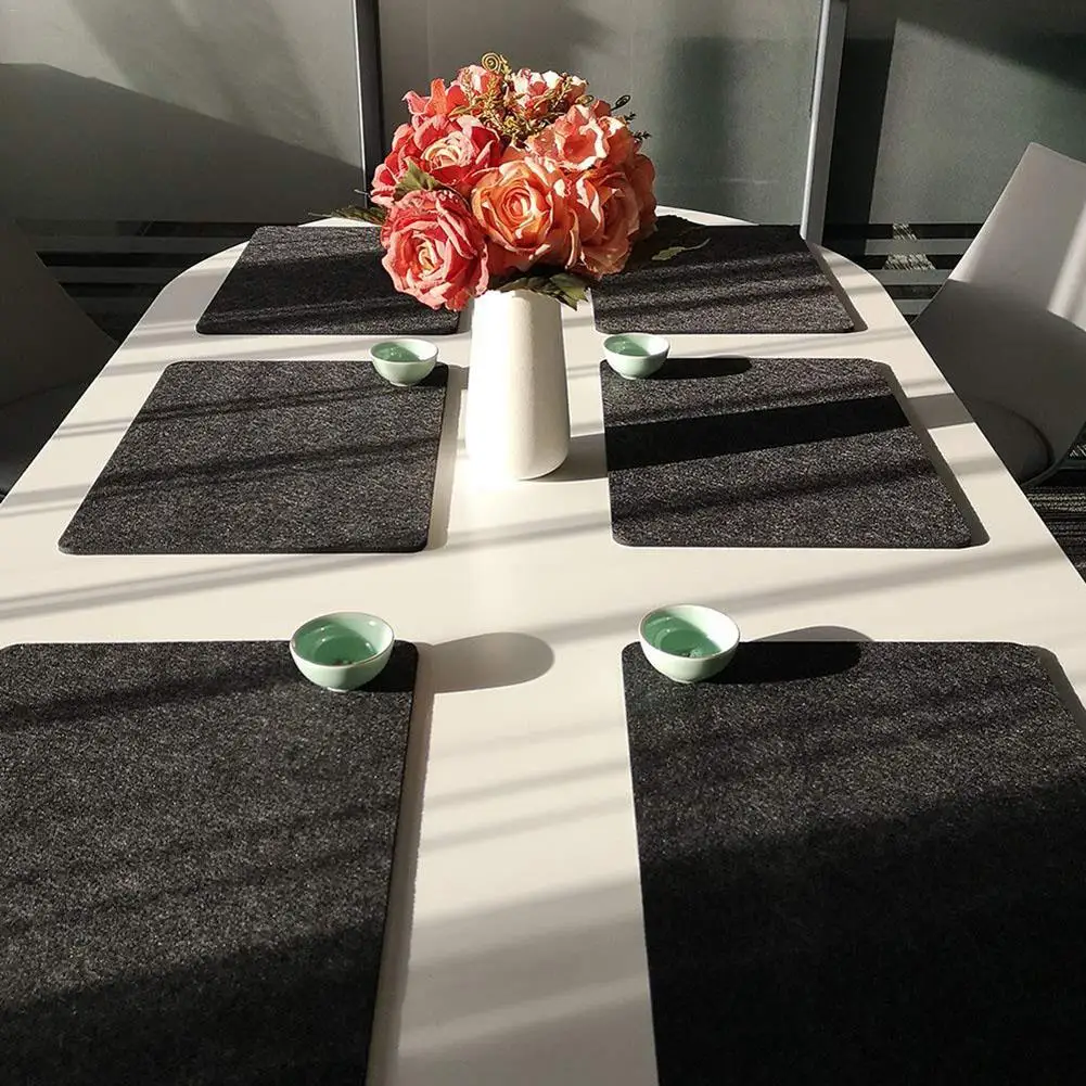 3 шт. войлок/Набор Подставка моющийся коврик для стола Европейский стиль