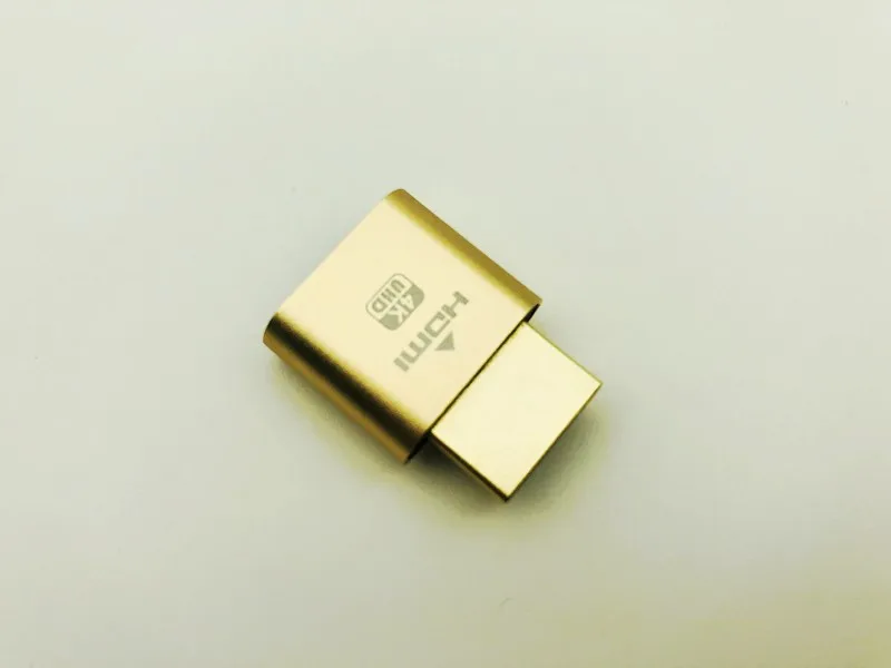 Vga-адаптер для виртуального дисплея HDMI 1 4 DDC EDID пустышка штепсельная вилка