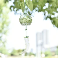 cute wind bells 2021 new handmade glass birthday gift christmas gift home decors wind chimes japanese style