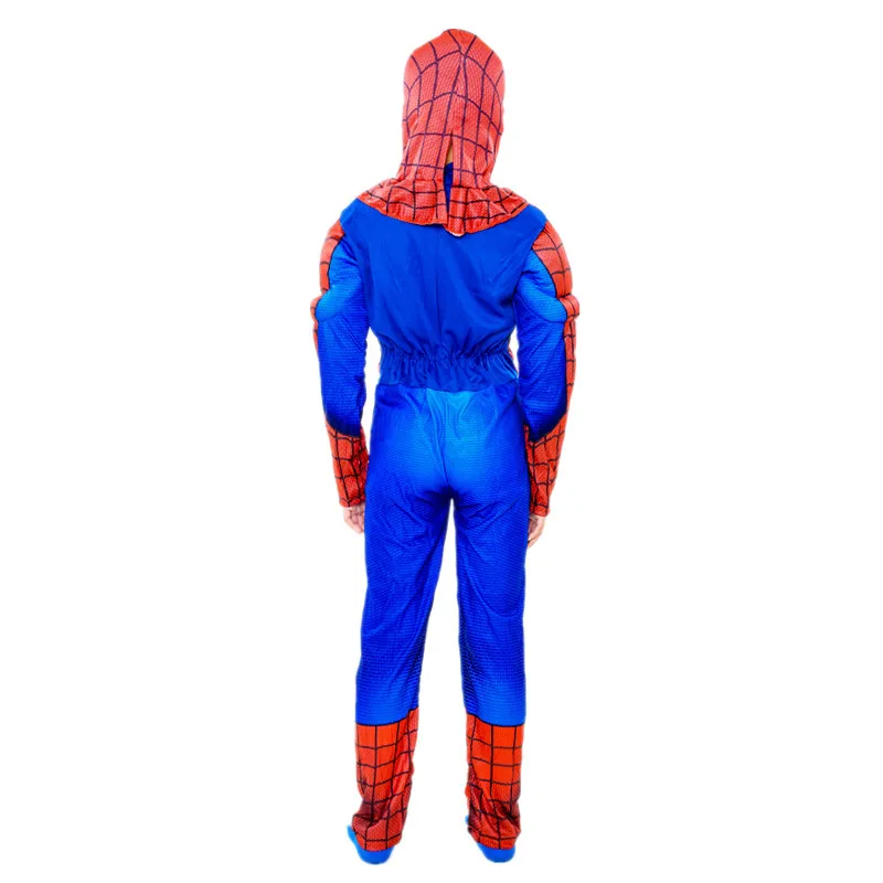 

Children's Spiderman Cosplay Costume Boy Girl Superhero Jumpsuit Kids Halloween Party Prom Mask Set Gift