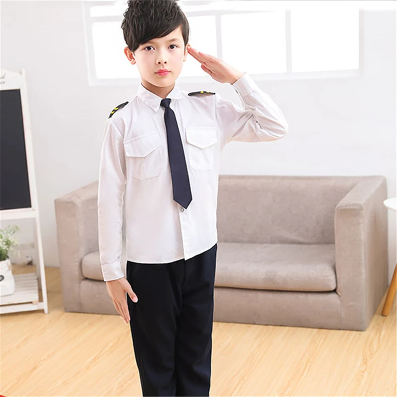 Color 6 Suit Детская Сейлор Мун японская школьная форма стиль Kawaii для девочек и мальчиков корейский стиль военный карнавальный костюм Хэллоуина для детей - Цвет: Color 6 Suit