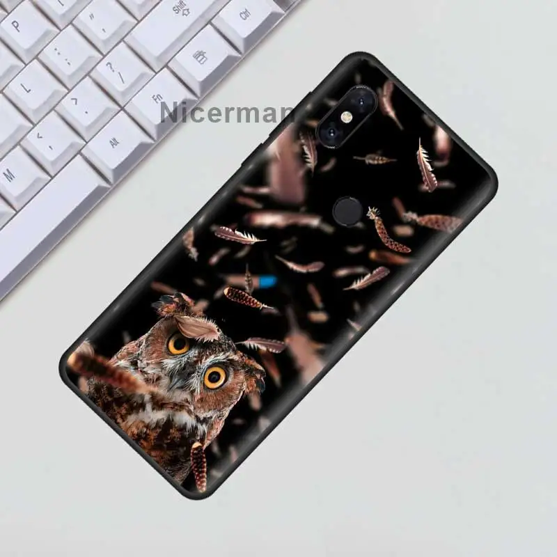 

Cute Owl Animal Case For Xiaomi Mi Poco X3 NFC M3 F1 Note 10 Pro 5G 9T Casing 10T CC9 9 SE 8 Lite Phone Coque Fundas