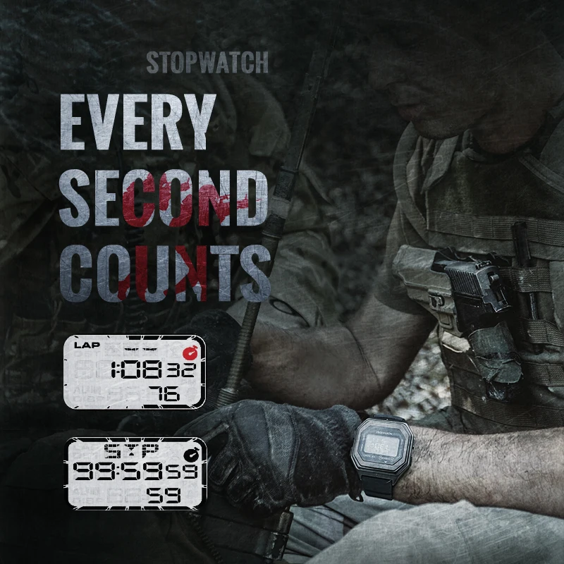 Мужские Цифровые Военные Спортивные часы NORTH EDGE водонепроницаемые уличные