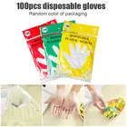 Перчатки одноразовые виниловые из латекса и порошка, одноразовые, xqmg, 100 шт.