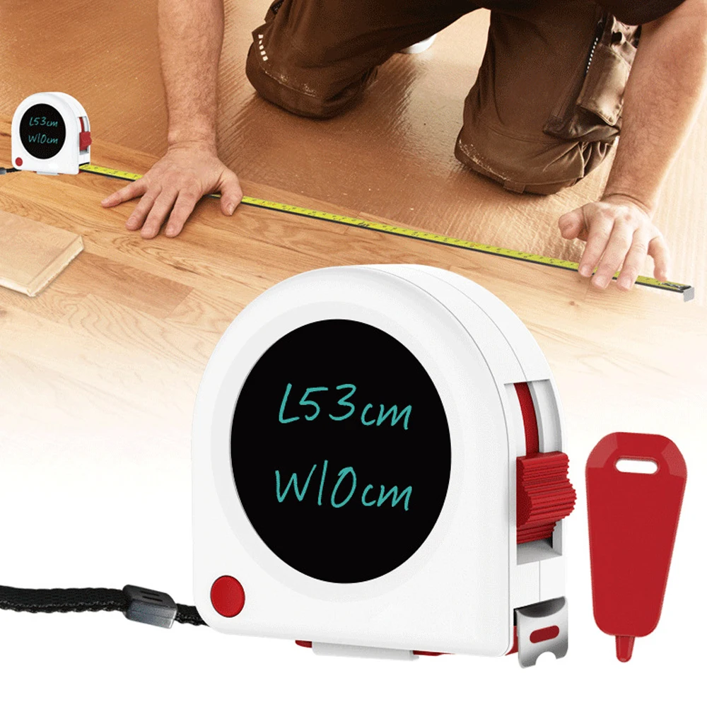 Новая Выдвижная линейка измерительная лента портативная с ЖК-экраном доска для