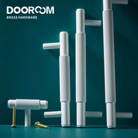 dooroom brass furniture handles pure white wardrobe dresser cupboard cabinet drawer wine bar pulls knobs