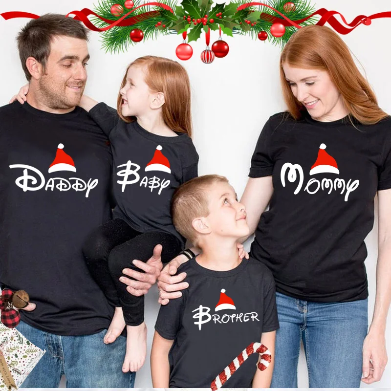 

Christmas Matching Shirt Costume name christmas party Shirt Funny Tee Kids Shirt Boy TShirt Girl Clothing Children Clothes Daddy