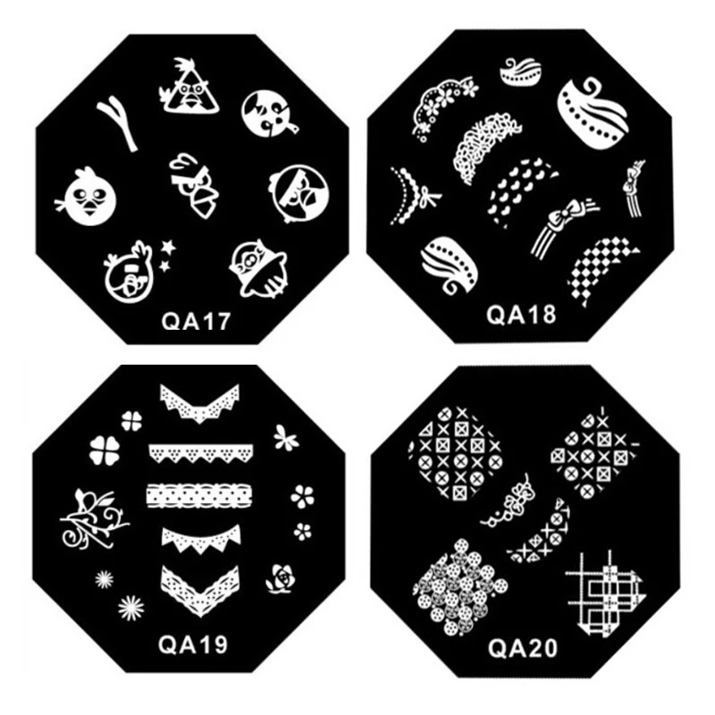 Шаблон для стемпинга нейл арта пластины Stamper DIY полировка печать изображения