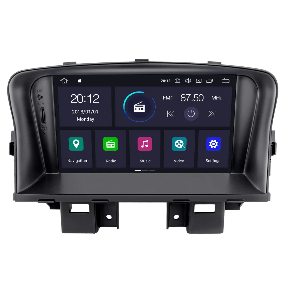 2 din магнитола автомобильный стерео для Chevrolet CRUZE 2008-2012 Android 10 0 DVD мультимедийный