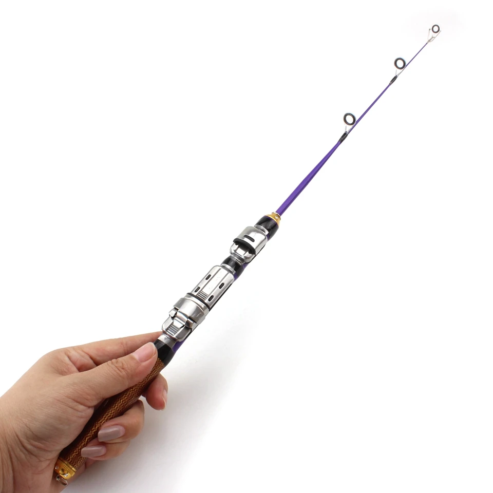 Новые зимние катушки для ловли со льда удочка 50 см 61 г 2 секции карп Рыбалка