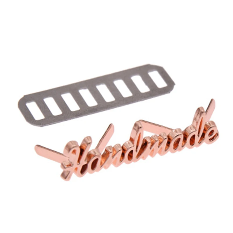 10 шт. ручной работы буквы металлические этикетки для джинсов обувь сумки бирки DIY