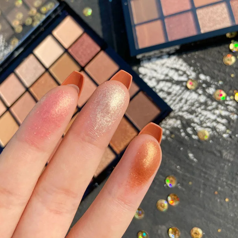 GUICAMI 25 Colors Matte Shimmer Nude Eyeshadow Powder Makeup Palette Eye Pigmented Make Up New Warm Earth Color |