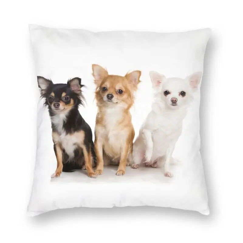 

Chihuahua Dog Pillow Case Decoration Animal Pattern Cushions Throw Pillow for Living Room Double-sided Printing