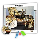 5D алмазные картины сделай сам, полностью круглая швейная машина, мозаика, искусство, вышивка, узор, наклейки ручной работы, украшение для дома