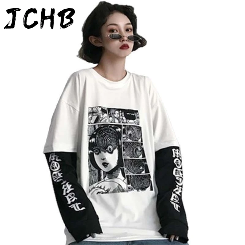 

2021 Black and White Hip Hop Punk t Shirt Streetwear Graffiti Printed Short Sleeve Mens t Shirts Summer Tops Couple Clothes T-sh
