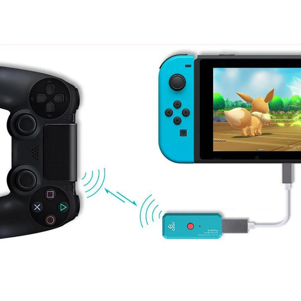 Coov N100 плюс для PS4/xbox один Беспроводной контроллер конвертер адаптер пк nintendo Switch NS