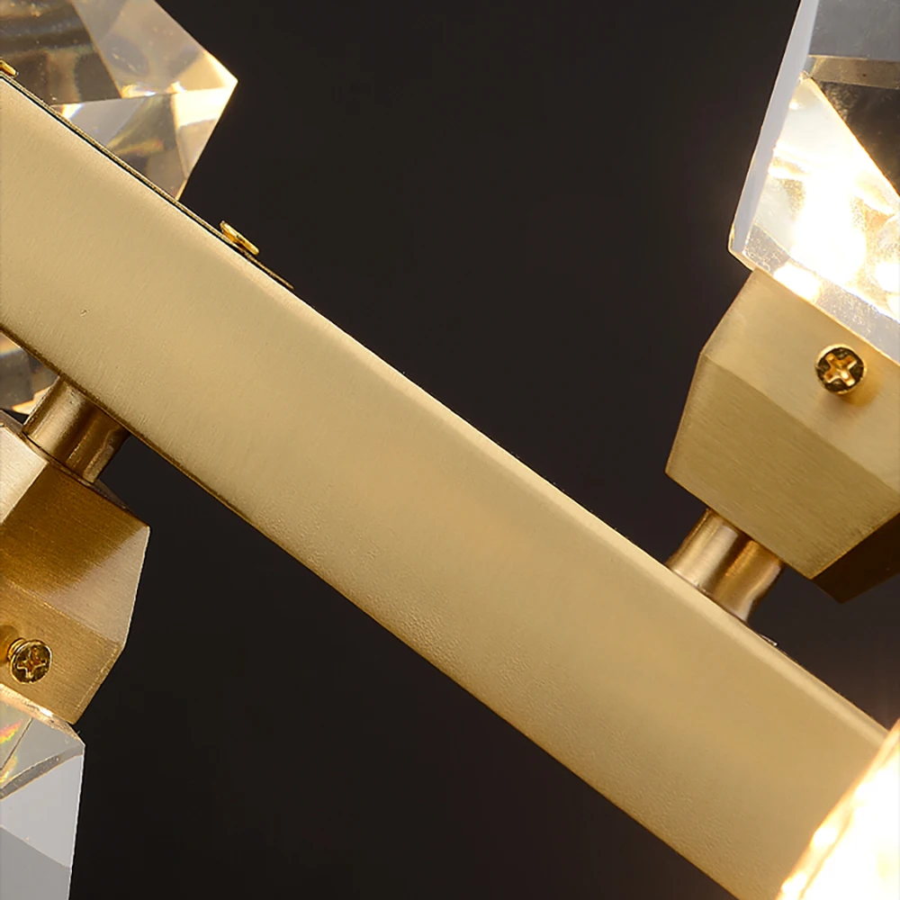 Роскошный медный светильник-люстра ing для гостиной Современное украшение дома