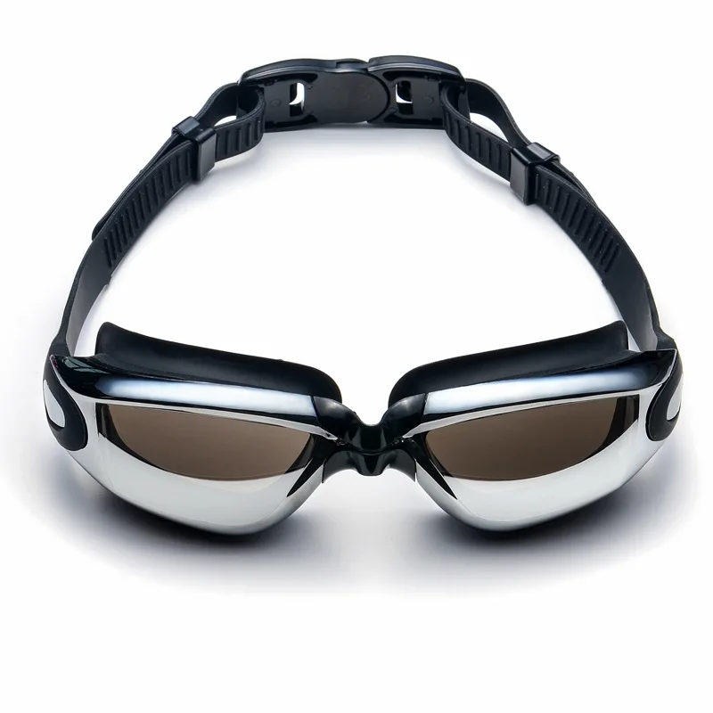 HD Водонепроницаемый Анти-туман для взрослых плавательные очки гальванический
