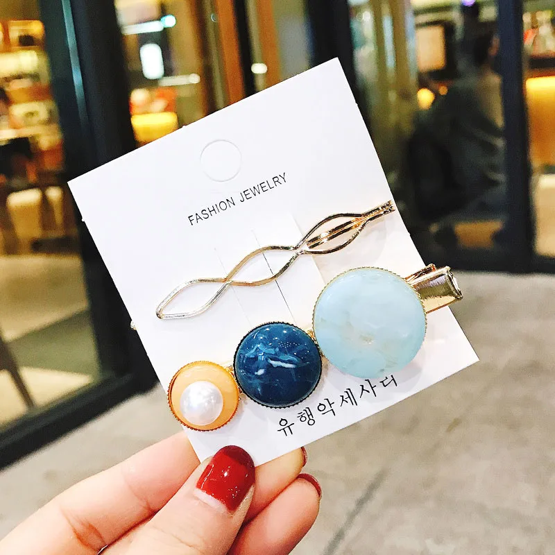 Новые модные милые яркие розовые Роскошные заколки для волос винтажные