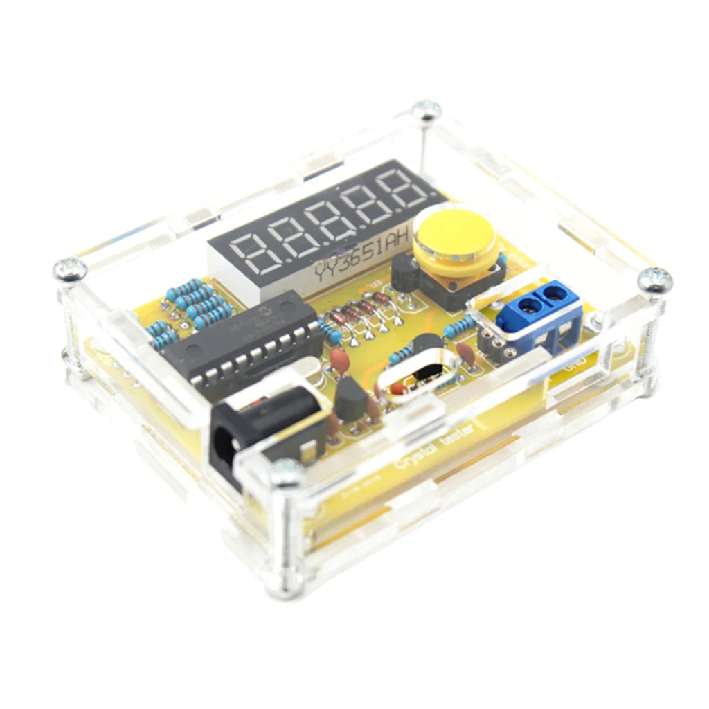 1 Гц 50 МГц кристалл осциллятор измеритель частоты Счетчик DIY Kit с универсальным