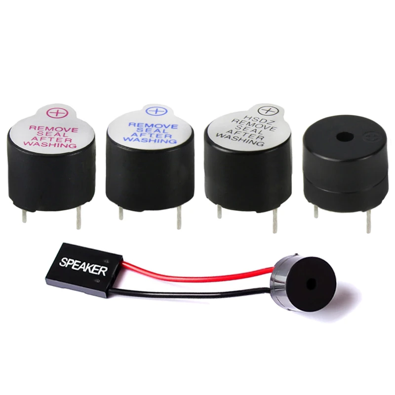 

Активный зуммер 3 В/5 В/12 В/16R TMB12A03 TMB12A05 TMB12A12, магнитный длинный непрерывный разъем сигнал бипера 12095 12*9,5 мм, мини-динамик, 10 шт.