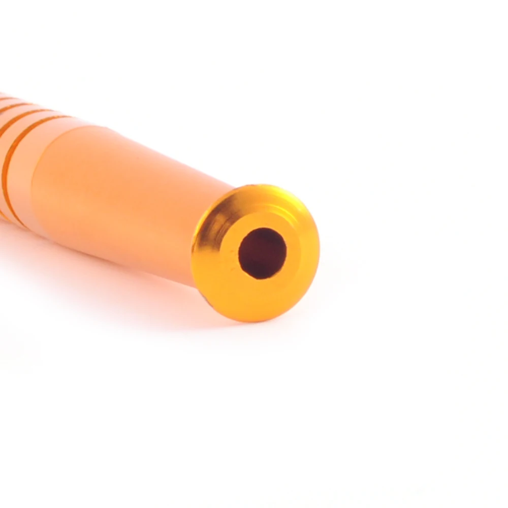 

10pcs Smoking pipe bit straight random color cigarette accessories metal snorter tobacco nose sniff tube cigarette holder