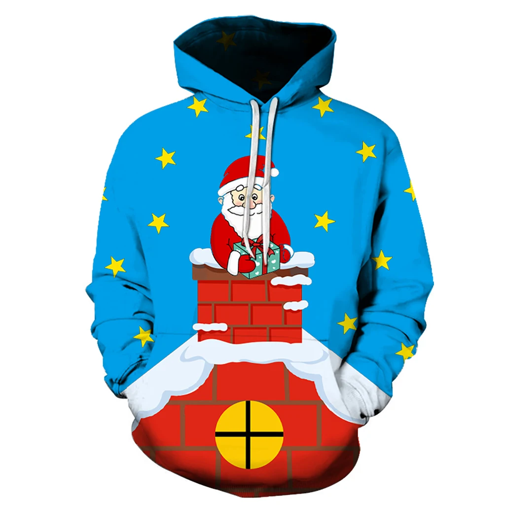 Осенние тонкие женские толстовки с капюшоном Merry Christmas 3D печать полный рукав толстовки Топы повседневные женские Снежинки Снеговик подарочные пуловеры уличная одежда