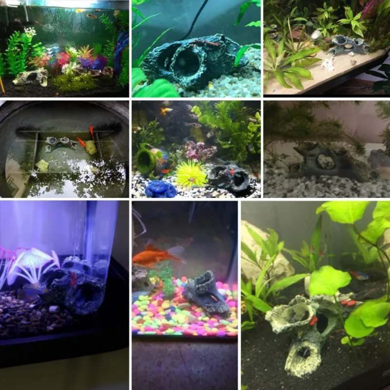 Полимерное украшение для аквариума искусственное орнамент из смолы ландшафтное