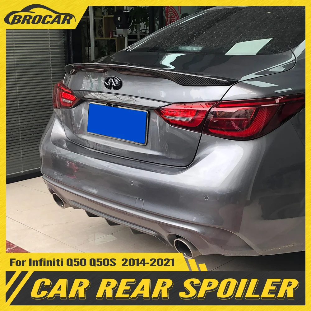 Внешний пластиковый чехол BROCAR для багажника Nissan Infiniti Q50 Q50S 2014-2021 | Автомобили и