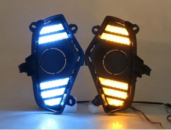 2 шт. LED DRL для Toyota RAV4 2019 2020 Светодиодный дневной светильник Водонепроницаемый с