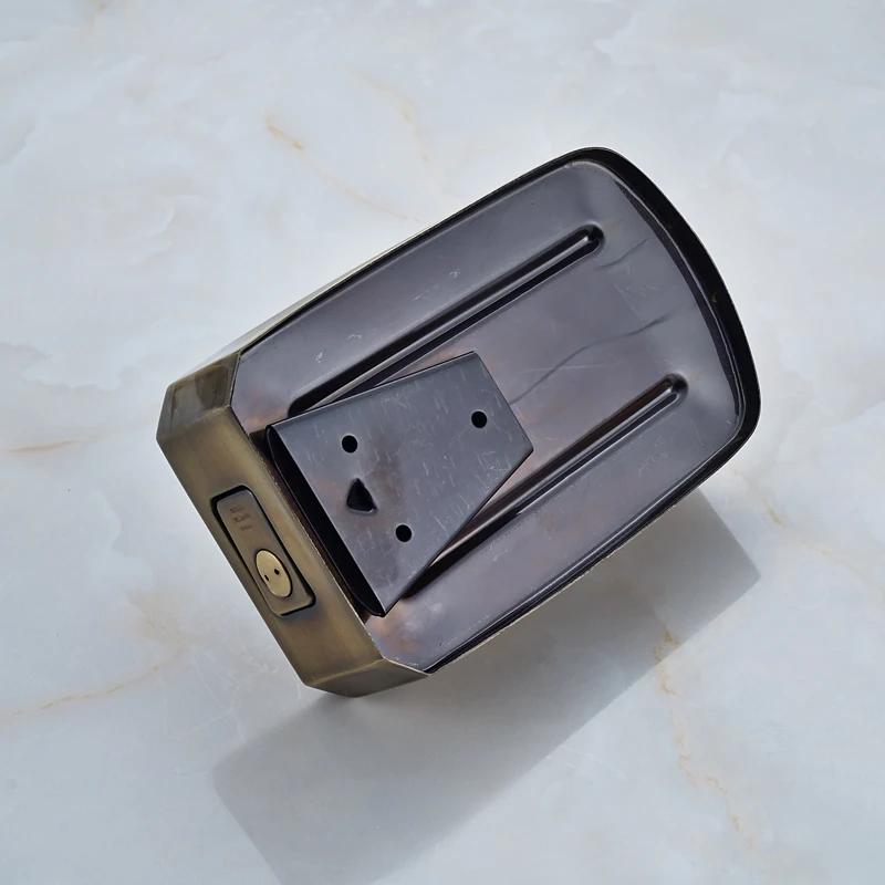 Бесплатная доставка Античный бронзовый настенный дозатор для мыла ванной