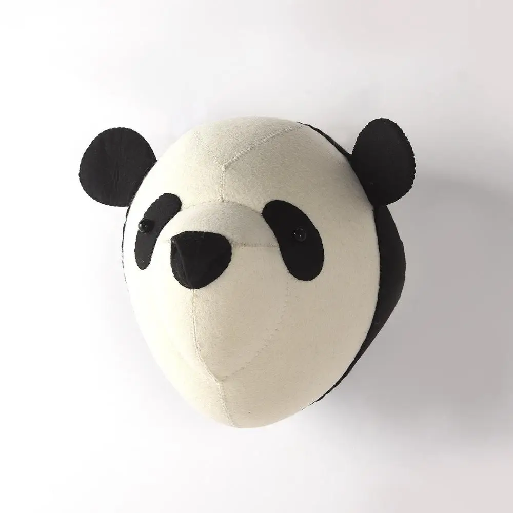 Слон Олень лошадь тигр 3D голова животного настенное крепление мягкие игрушки для