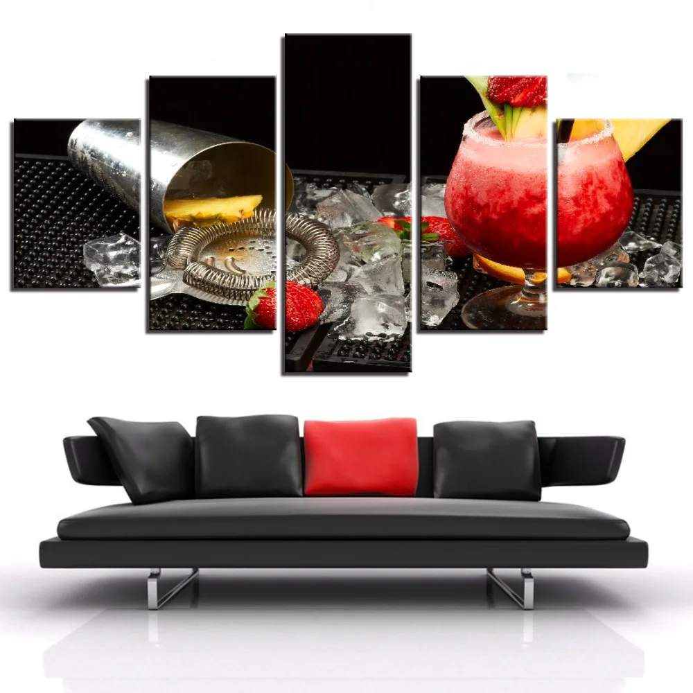 5 шт. клубника коктейльный ледяной блок сверкающие винные стойки вечерние