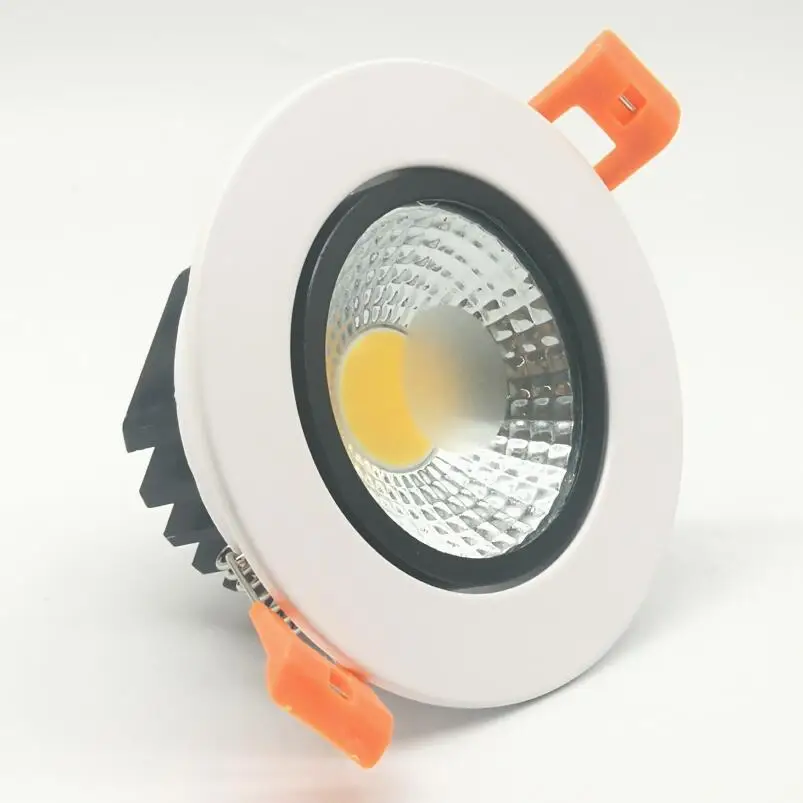 1 шт. сверхъяркий Встраиваемый светодиодный точечный светильник COB 5 Вт 12
