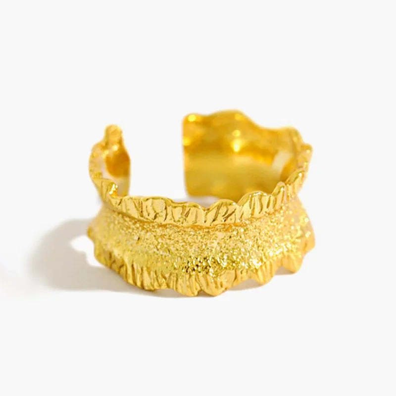 Женское винтажное Открытое кольцо с изображением листьев и лая|Кольца| |