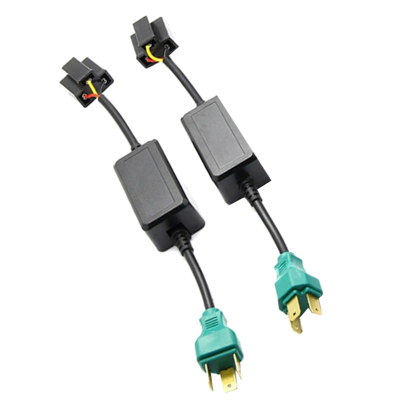 2 шт. H4 анти мерцание жгут безошибочные декодеры светодиодная фара Canbus комплект