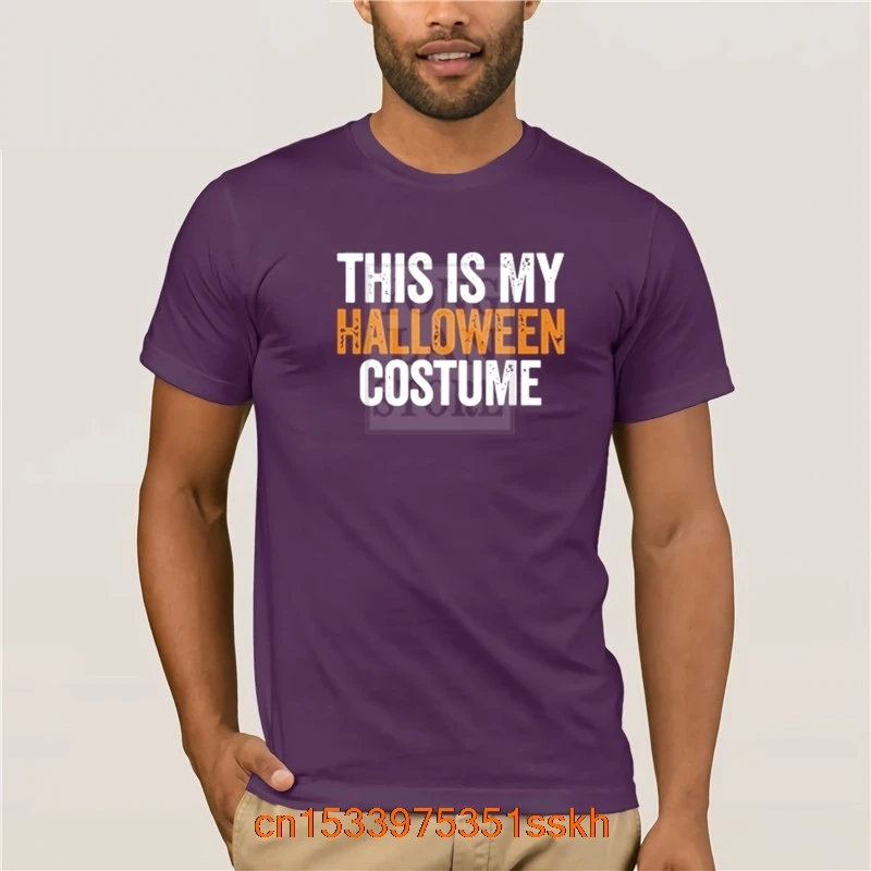 

100 Cotton T Shirt This Is My Halloween Costume T Shirt Halloween Retro Clothes TShirt Crewneck