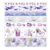 10 рулонов Милый Фиолетовый единорог Васи Лента Скрапбукинг Маскировочная лента для изготовления карт DIY подарок декор школьные принадлежности - изображение