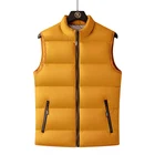 MANTLCONXзимняя мужская куртка без рукавов, мужская жилетка без рукавов, Мужская теплая утепленная жилетка, Мужское пальто на талии с карманом на молнии