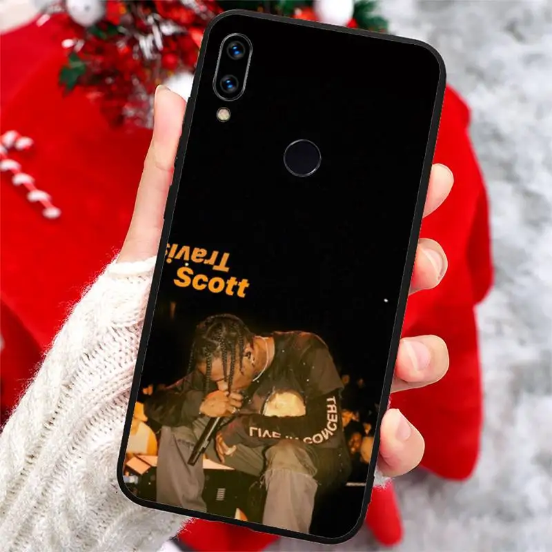 

Famous rapper Travis Scott Phone Case For Xiaomi Redmi note 7 8 9 t k30 max3 9 s 10 pro lite