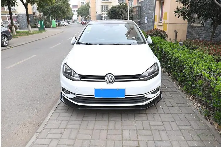 Для Volkswagen Golf 7 5 Body kit спойлер 2016 2018 для ABS задний передний бампер диффузор защитные