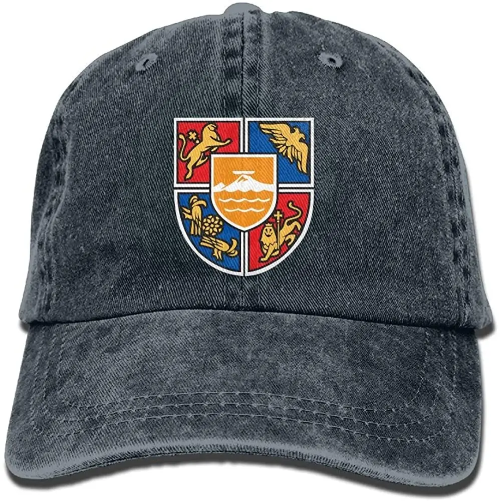 

Unisex Armenian National Emblem Classic Washed Cap Adjustable Dad's Denim Stetson Hat