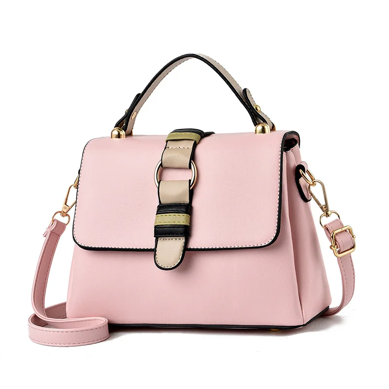 

2020 New Trend Simple Casual All Match Shoulder Bag Korean Version Handbag Messenger Small Bag Female