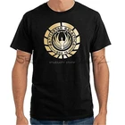 Battlestar Galactica  BSG 75  SciFi  футболка для мужчин черная футболка модная летняя Мужская футболка-рубашка, хлопчатобумажные футболки sbz5339