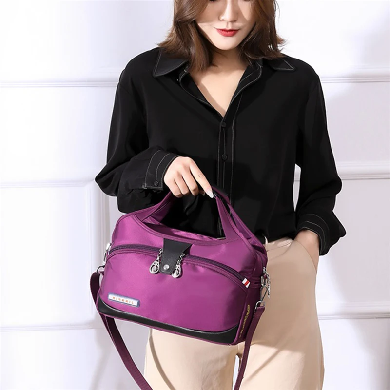 

Fashion Waterproof Nylon Women Shoulder Messenger Bags Female Large Capacity Travel Crossbody Bag Ladies Handbags Tote Bolsa Sac