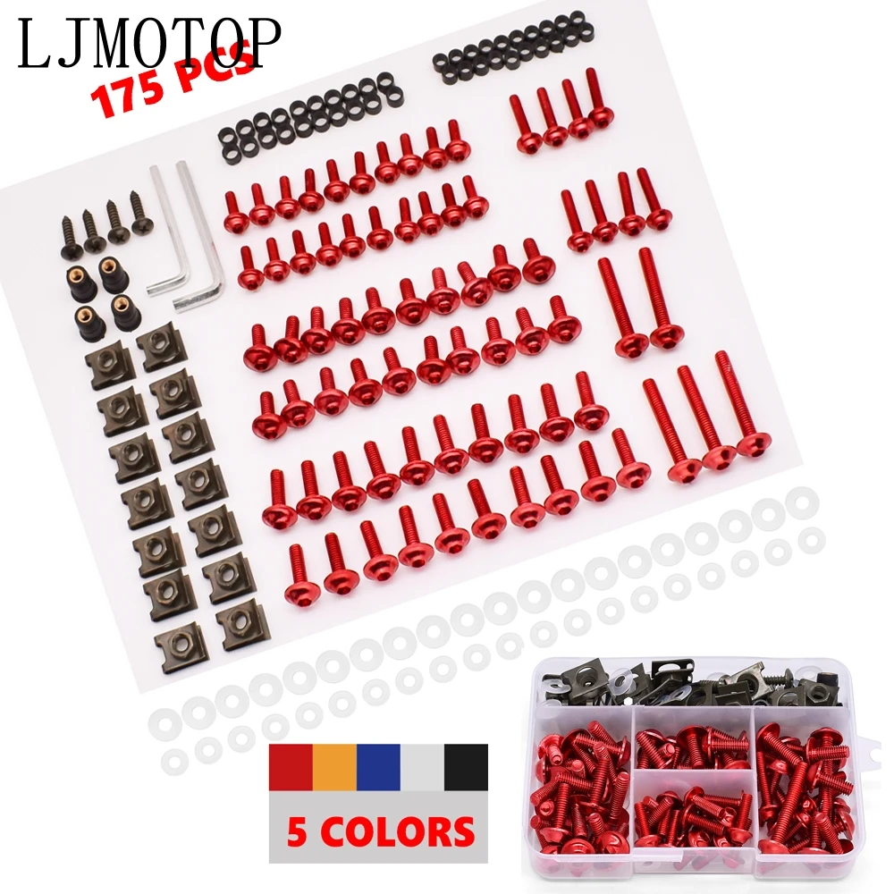 CNC мотоциклетные обтекатель винтов гаек комплект мото тела работы болты винт для