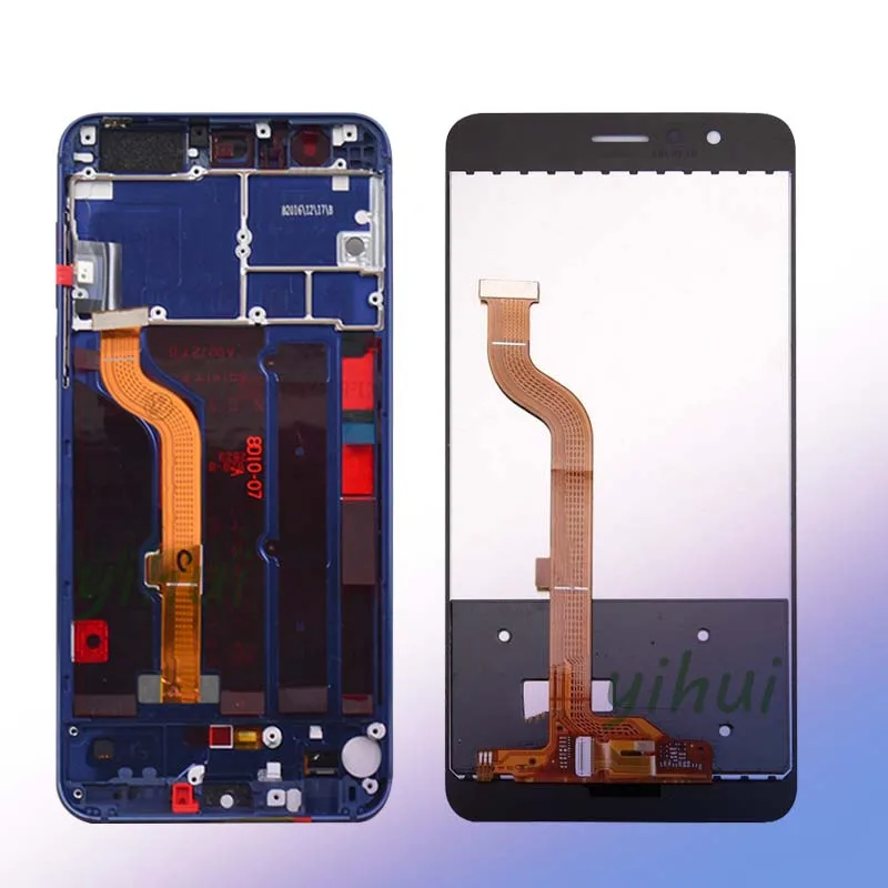 

100% Tested For Huawei Honor 8 LCD Display Touch Screen With Frame FRD-L19 FRD-L09 For HONOR 8 LCD Screen With Frame LCD