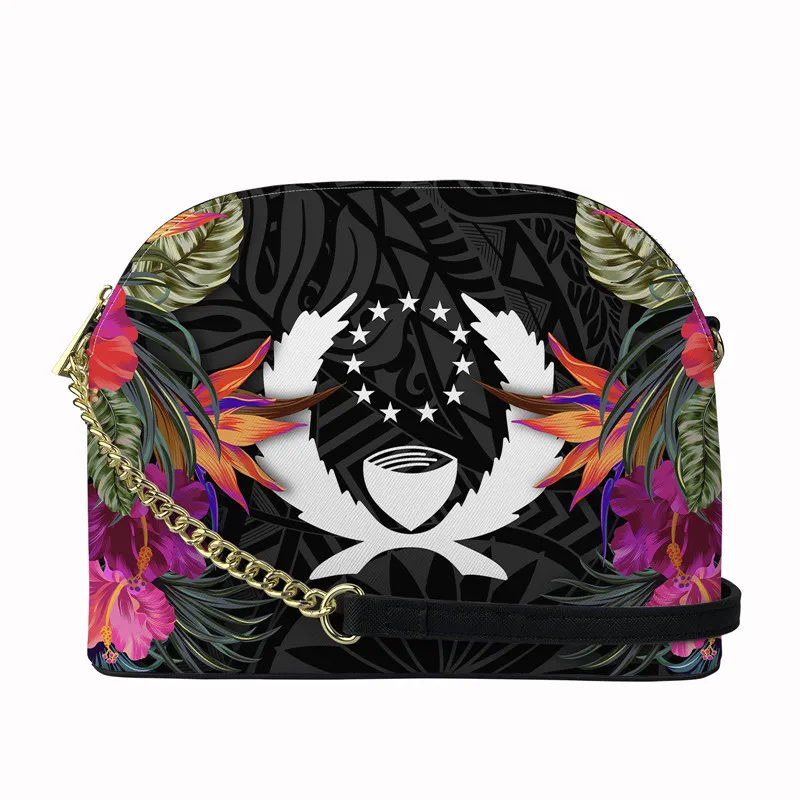 

Large Capacity Leather Shoulder Bags Hawaiian Pohnpei Turtle 3D Print Women Crossbody Bag Daily Travel Shell Bag Totes Bolsa