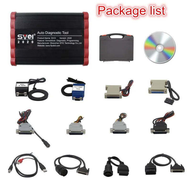 Программатор ключей FVDI SVCI OBD2 2020 функция для VVDI2 V2015 V2014 2018 без ограничений Fvdi abrits